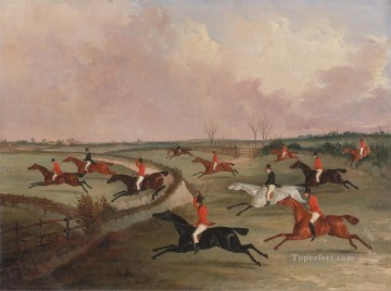 狩猟 Painting - ジョン・ダルビー フルクライのクォーン・ハント ヘンリー・アルケンに次ぐ2頭目の馬